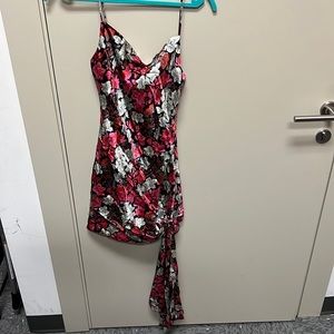 Cinq a sept floral silk dress